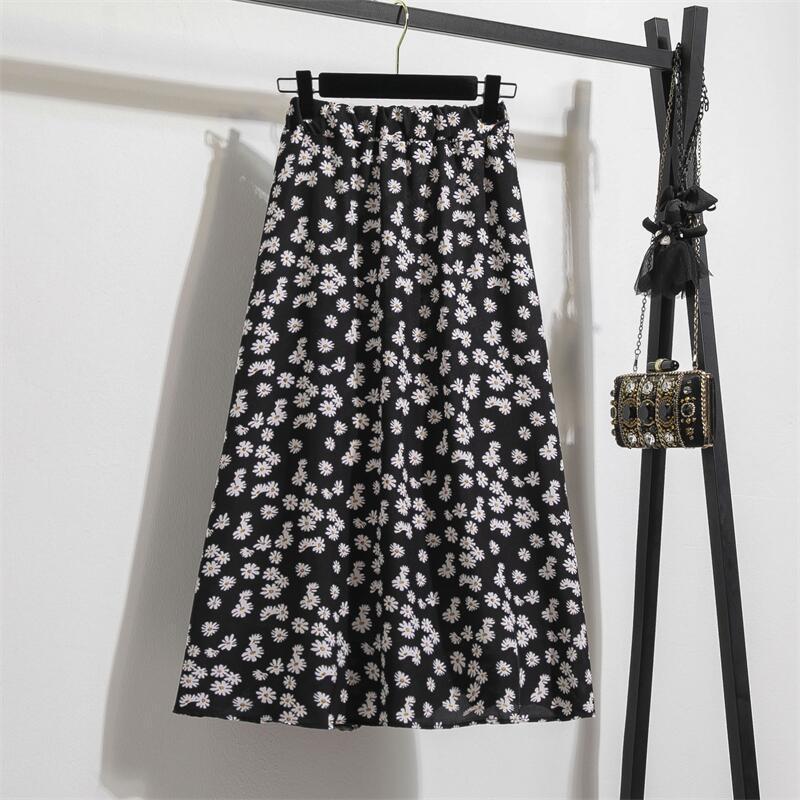 Women's A- Line Floral Summer Thin Small Skirts