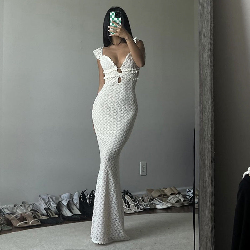 Women's Pure Desire Backless Cutout Slim Dress Dresses
