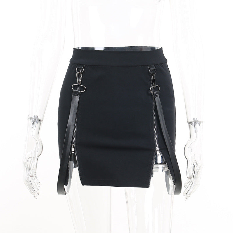 Women's Solid Color Splicing Sling Long Sleeve Dresses