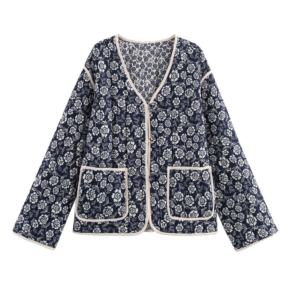 Women's Fashion Duplex Printing Pack Cotton Coats