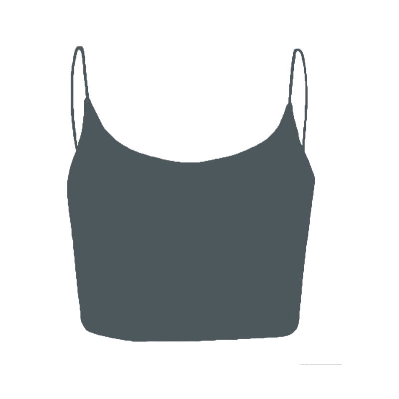 Women's Summer Solid Color Sexy Spaghetti Straps Tops