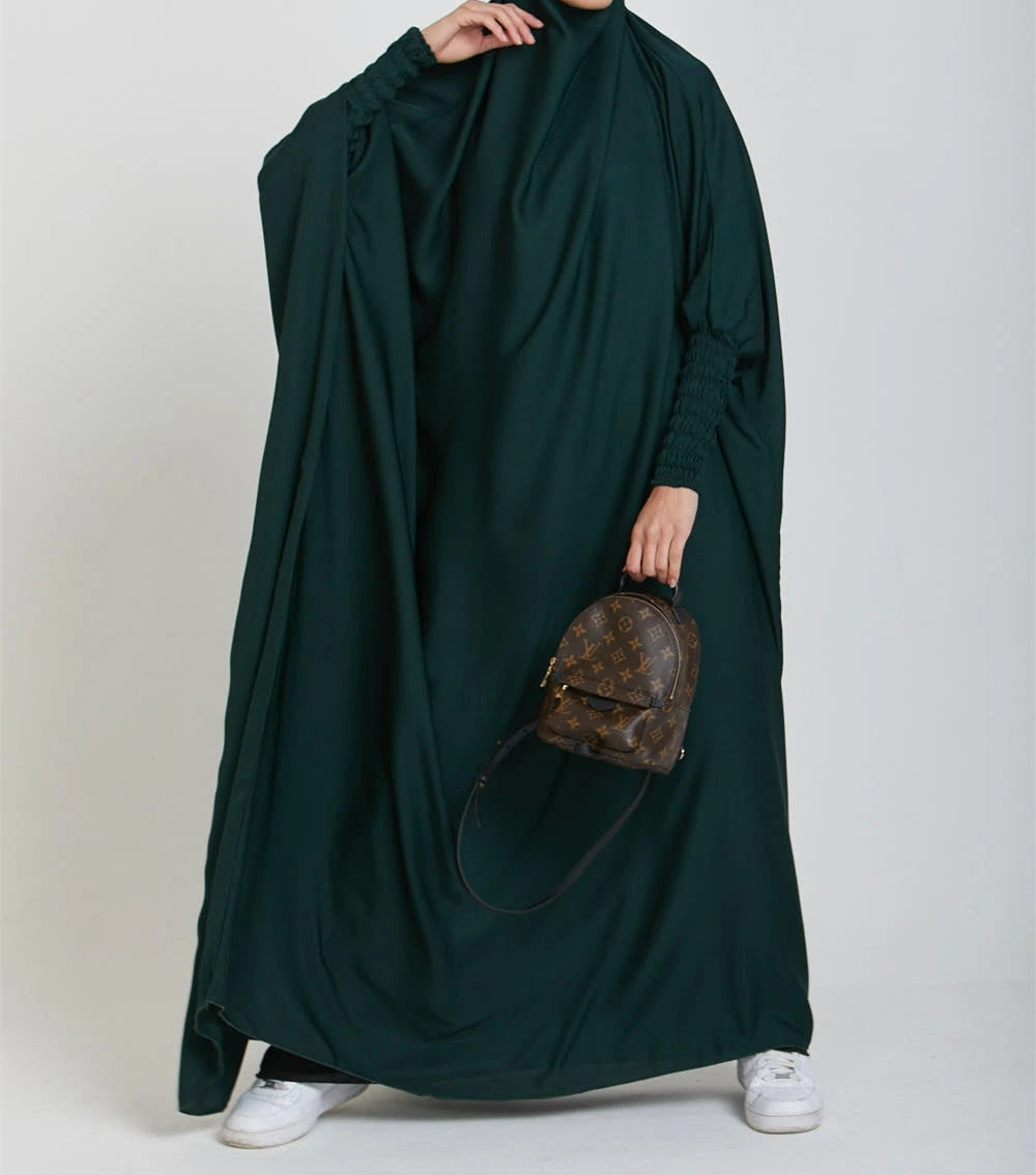 Turkish Swing Solid Color Robe Dress Dresses