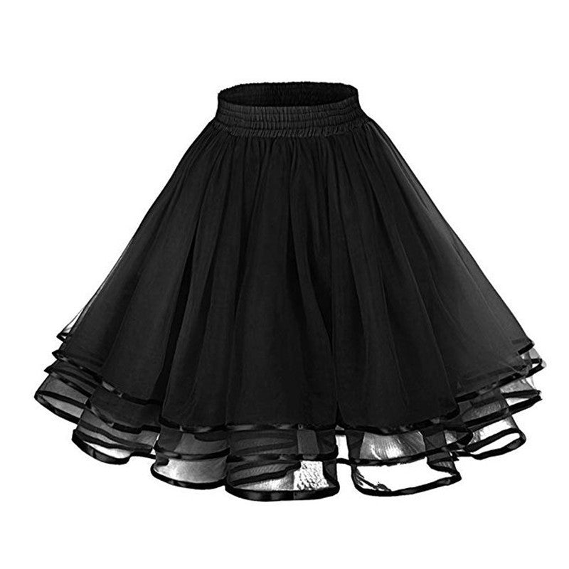 Crinoline Boneless Soft Veil Daily Ribbon Skirts