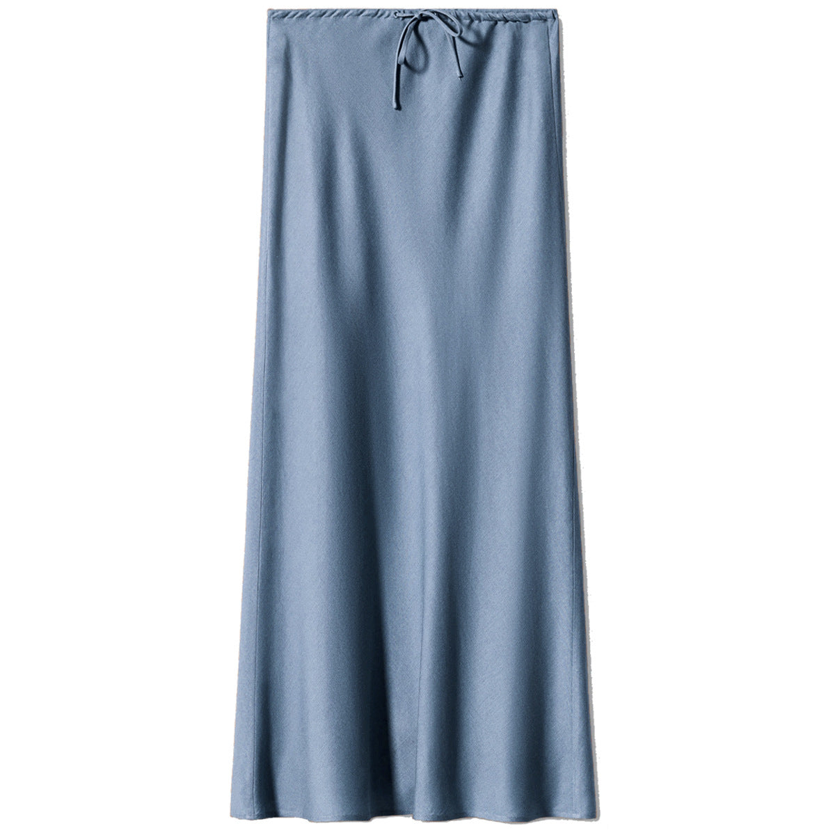 Women's High Quality Satin Long Dress Waist Skirts