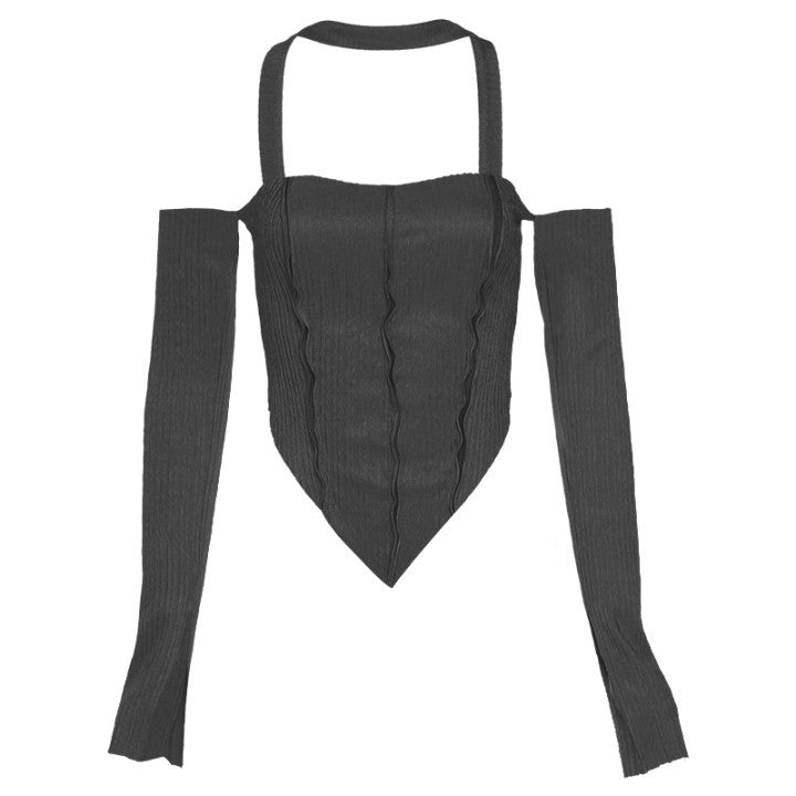 Women's Autumn Solid Color Slim Fit Fashion Irregular Vests