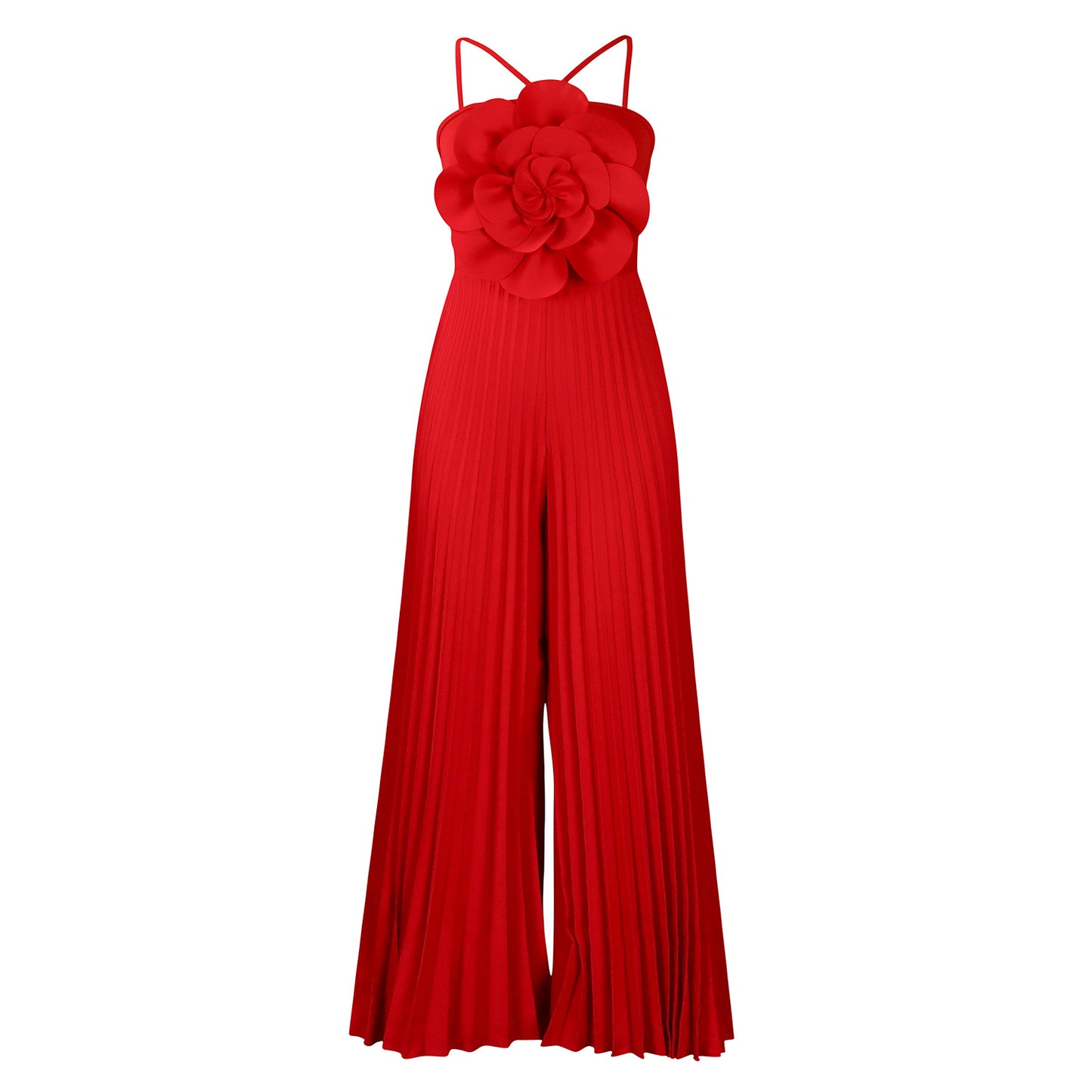Women's Fashion Sexy Tag Large Flower Solid Pants
