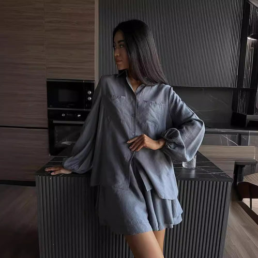 Women's Summer Ruffled Casual Fashion Set Suits