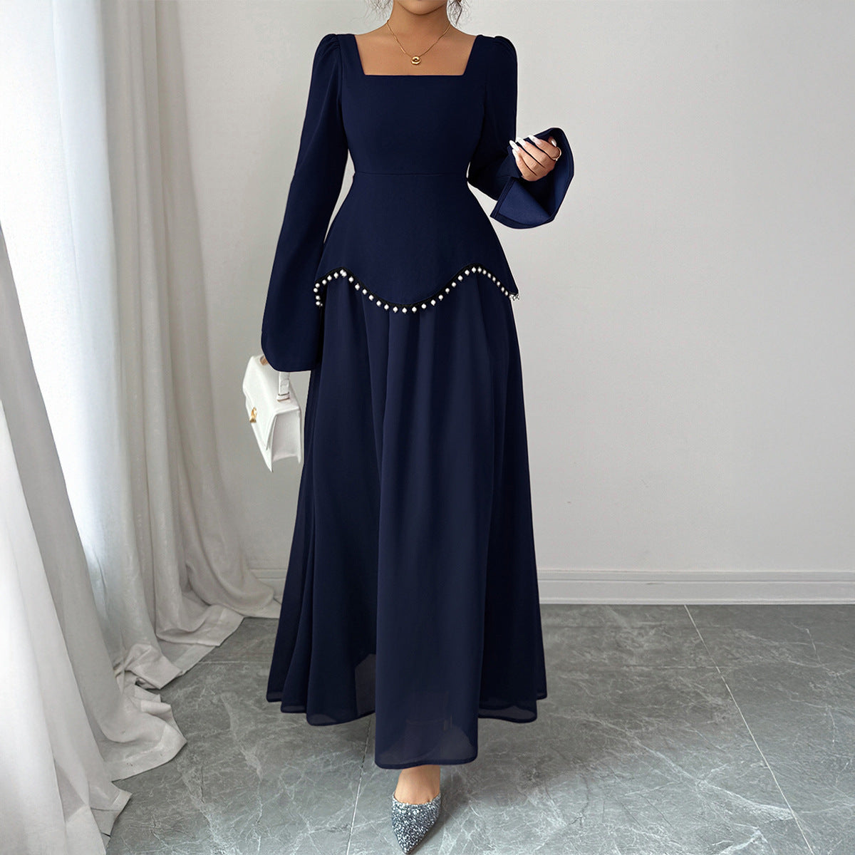 Innovative Classy Women's Elegant Long Sleeve Dress