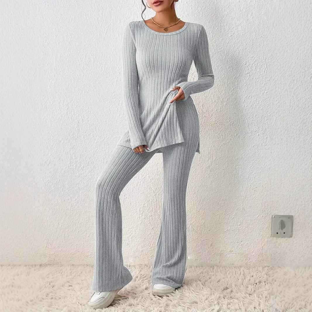 Women's Solid Color Casual Slim Home Daily Suits
