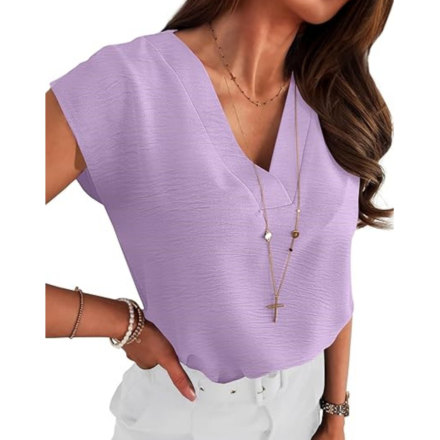 Women's Temperament Shirt Sleeve Pullover Sleeveless Blouses
