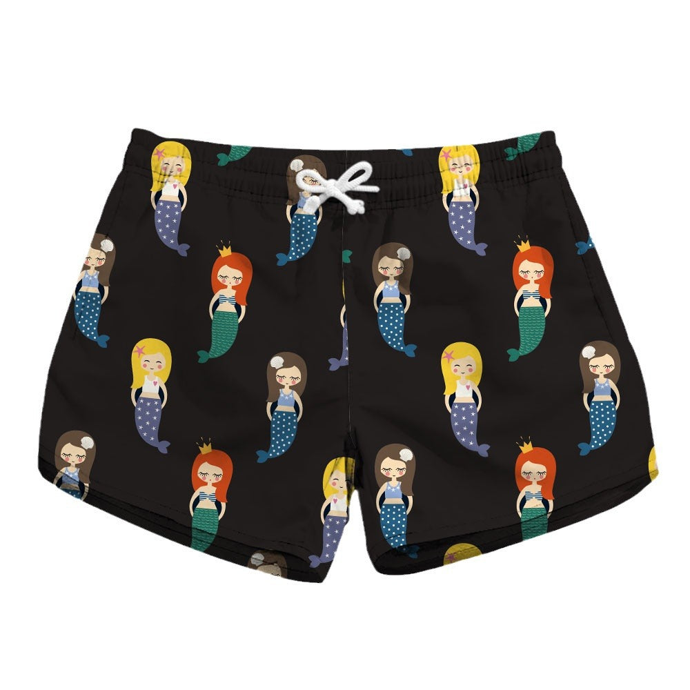 Women's Sexy Beach Digital Printing Cute Shorts