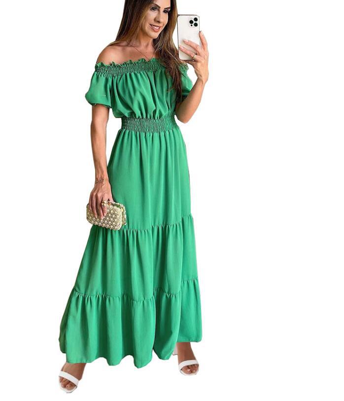 Women's Dress Spring Sleeve Long Pattern Dresses