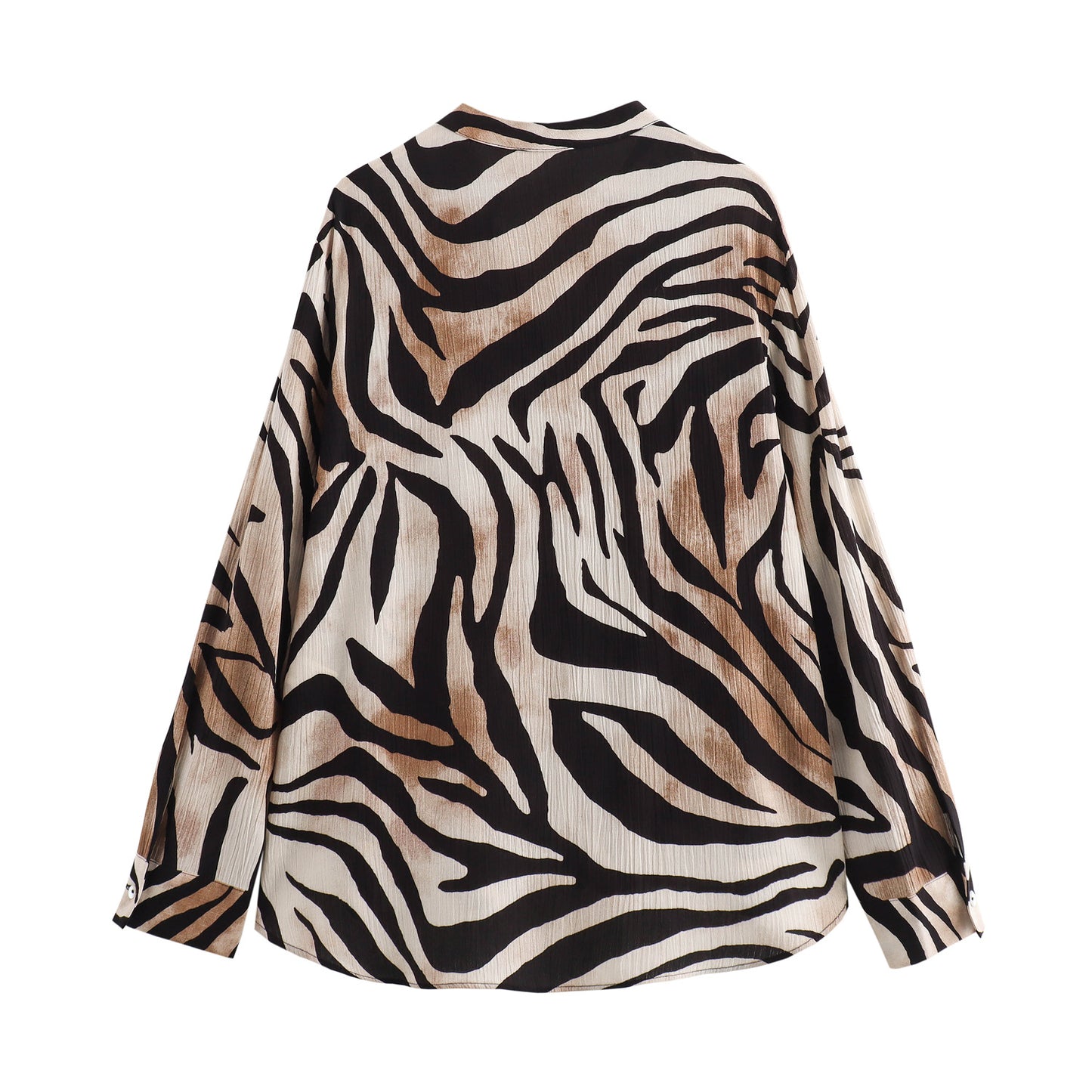 Women's Animal Print Stand Collar Single-breasted Long Suits