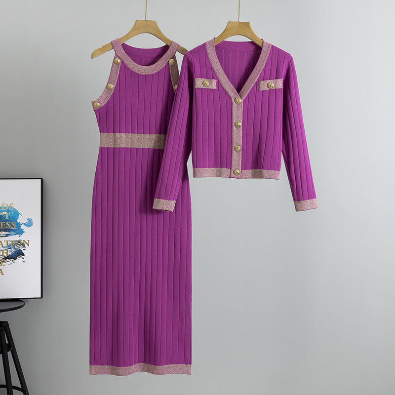 Temperament High Waist Fashion Two-piece Set Suits