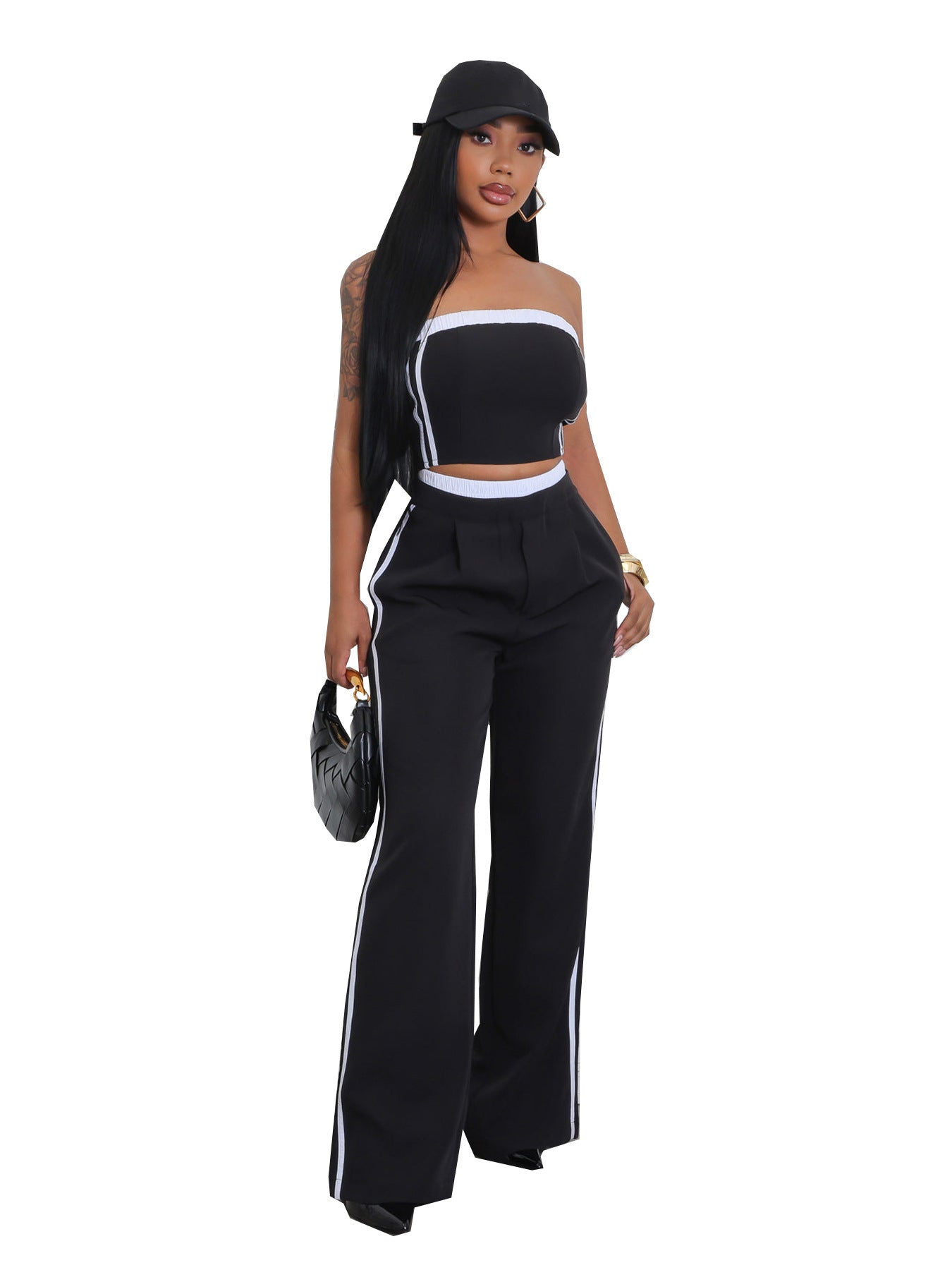 Women's Fashion Wear Sexy Tube With Wide Suits