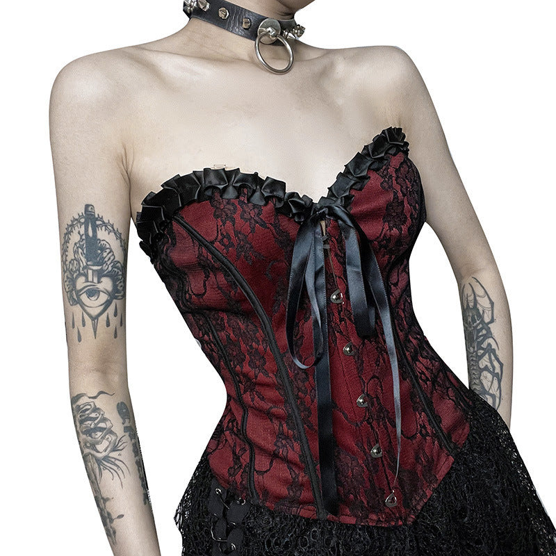 Women's Style Design Tube Sexy Slim Lace Tops