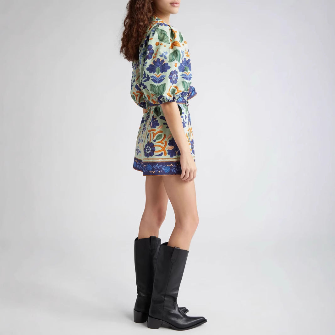 Women's Elegant Popular Printed Bohemian Fashion Jumpsuits