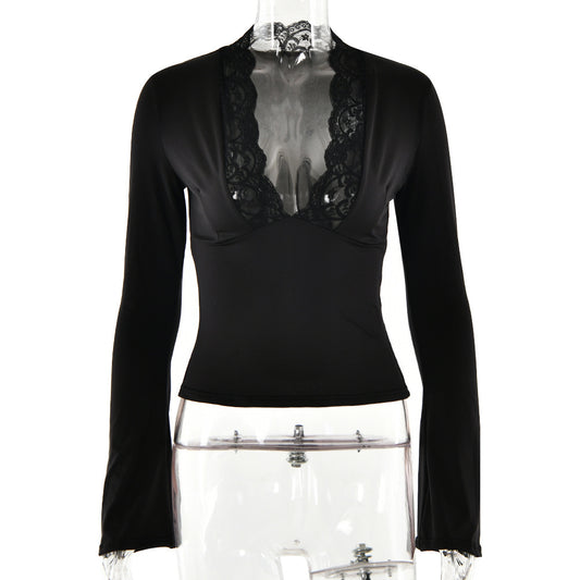 Sexy Hot Long Sleeve Slim Fit Blouses