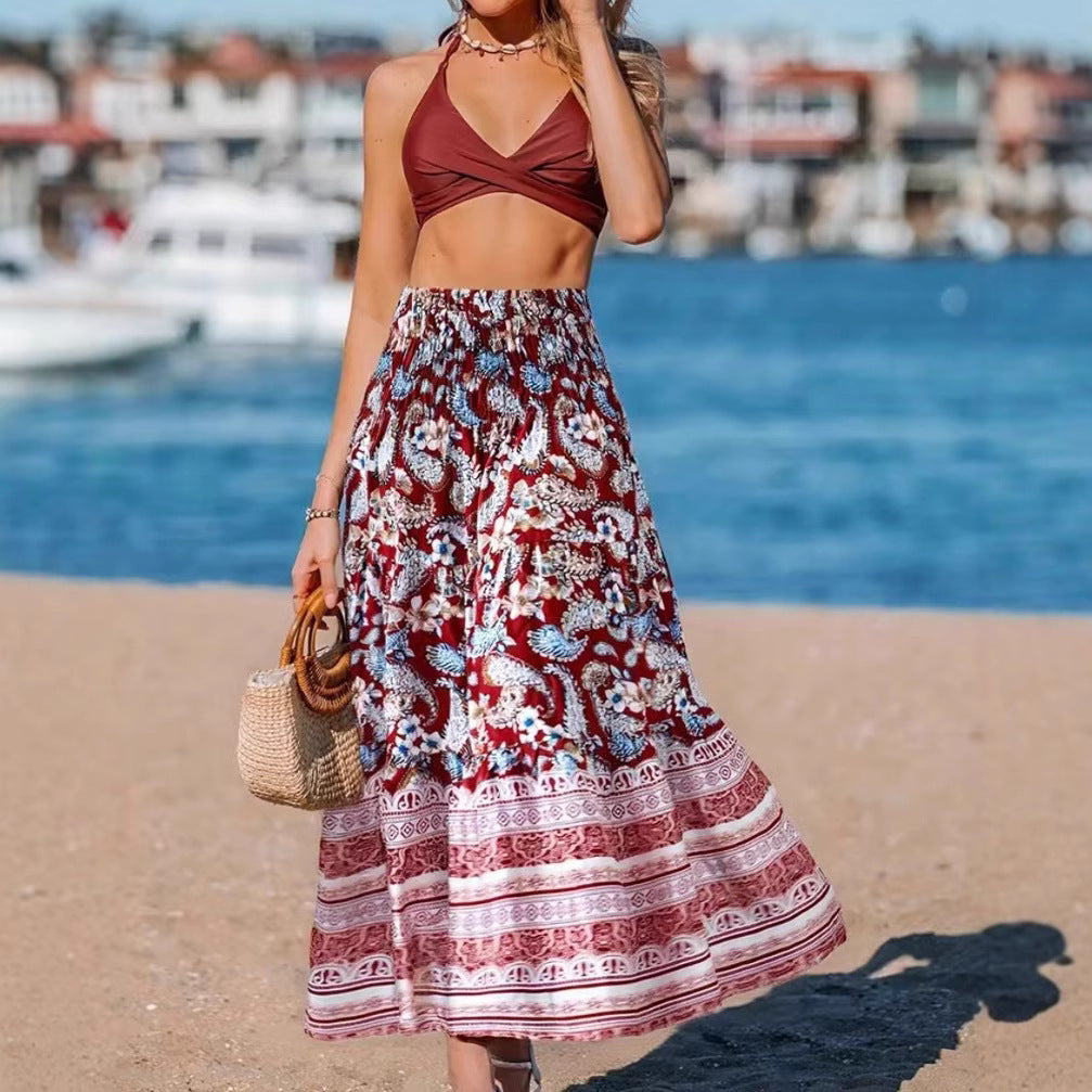 Classic Casual Fashion Summer Wear Dress Skirts