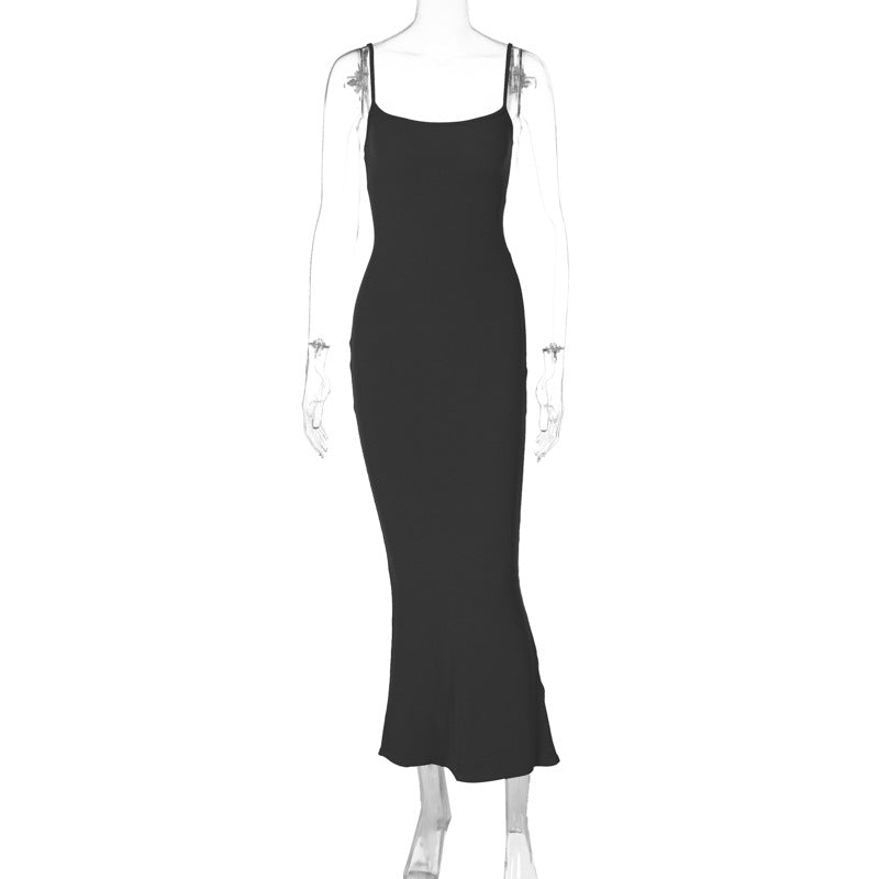 Women's Backless Easy To Dream Exquisite Pure Desire Slim Waist Dresses