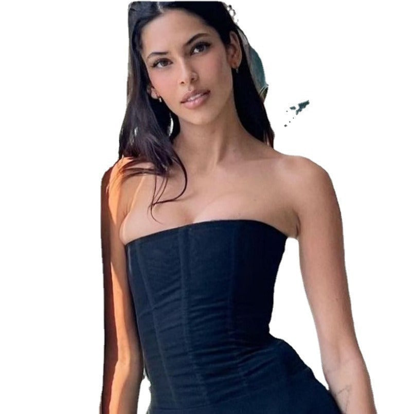 Women's High Elastic Mesh Strap Body Shaping Tops