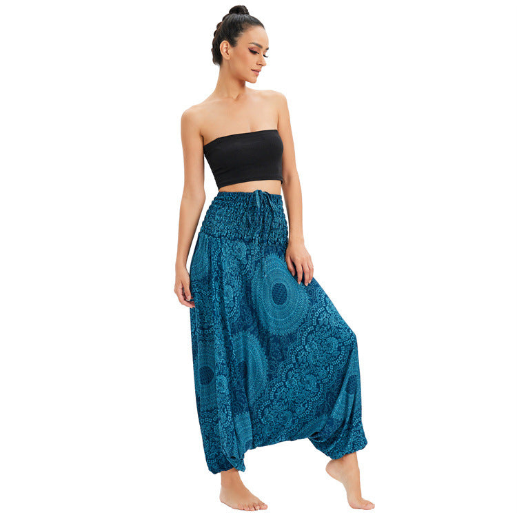 Casual Yoga Clothes Bohemian Big Crotch Pants