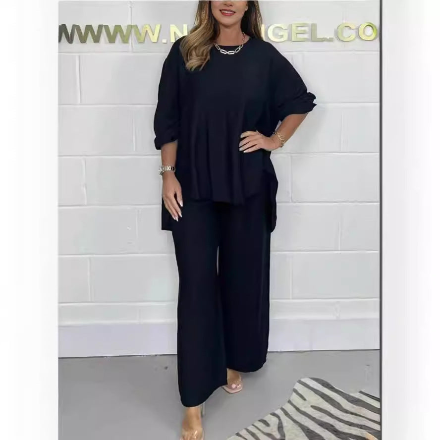 Acetate Satin Long Casual Fashion Solid Suits