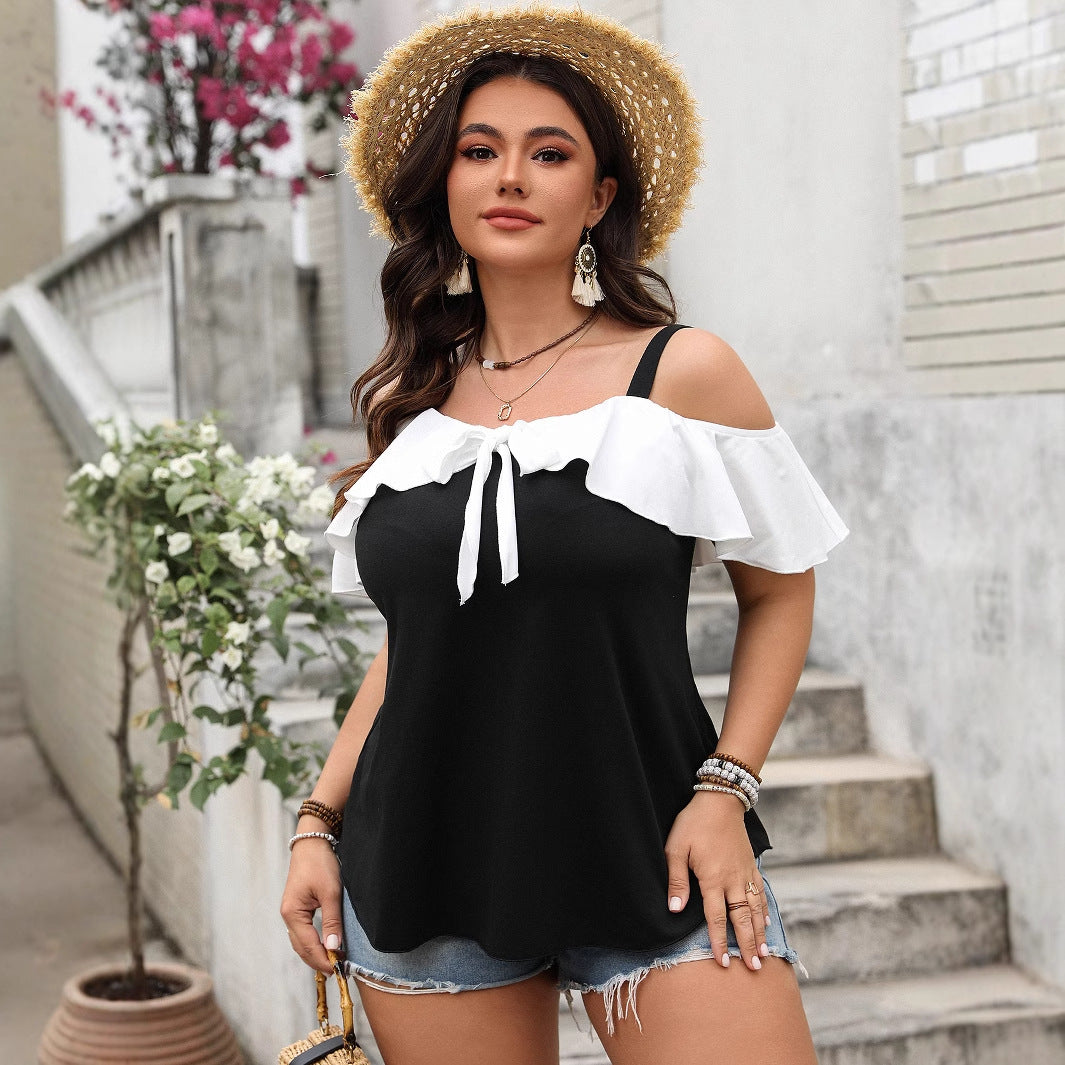 Women's Charming Attractive Spring Ruffle Sleeve Blouses