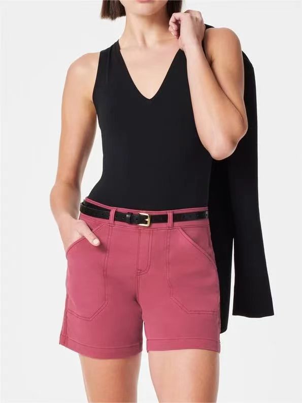 Women's Casual Cotton Linen Thin A- Line Loose Shorts