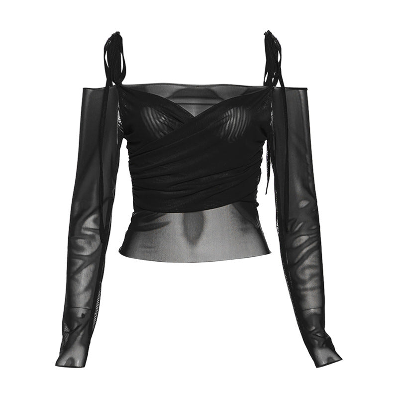 Women's Summer Fashion Solid Color Sling Sexy Tops