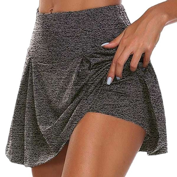 Women's Basic Style Summer Solid Color Two-piece Skirts