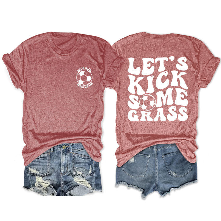 Summer Casual Sleeve Personality Duplex Printing Blouses