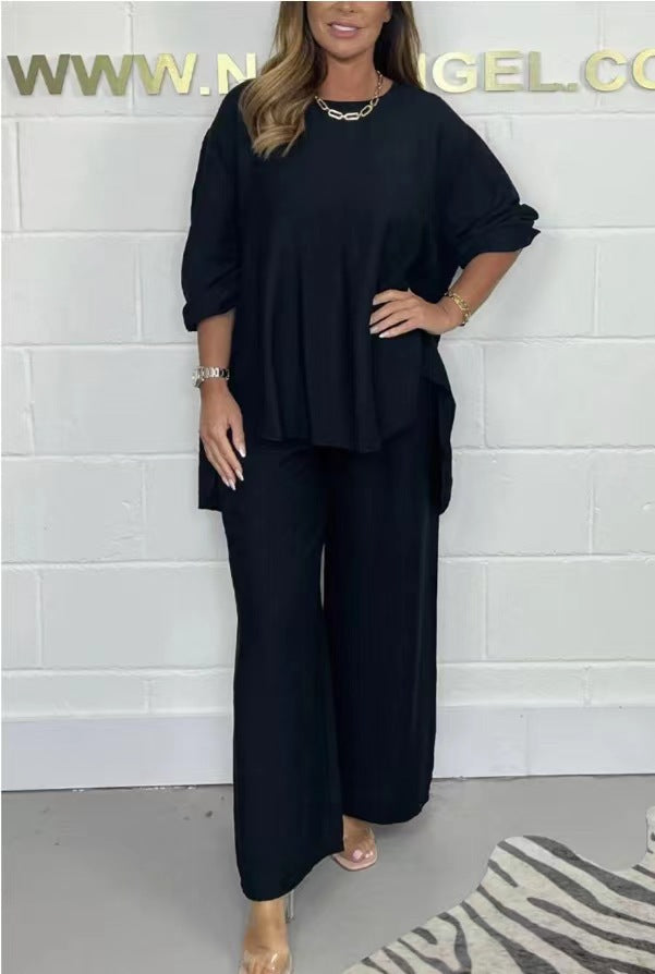 Acetate Satin Long Casual Fashion Solid Suits