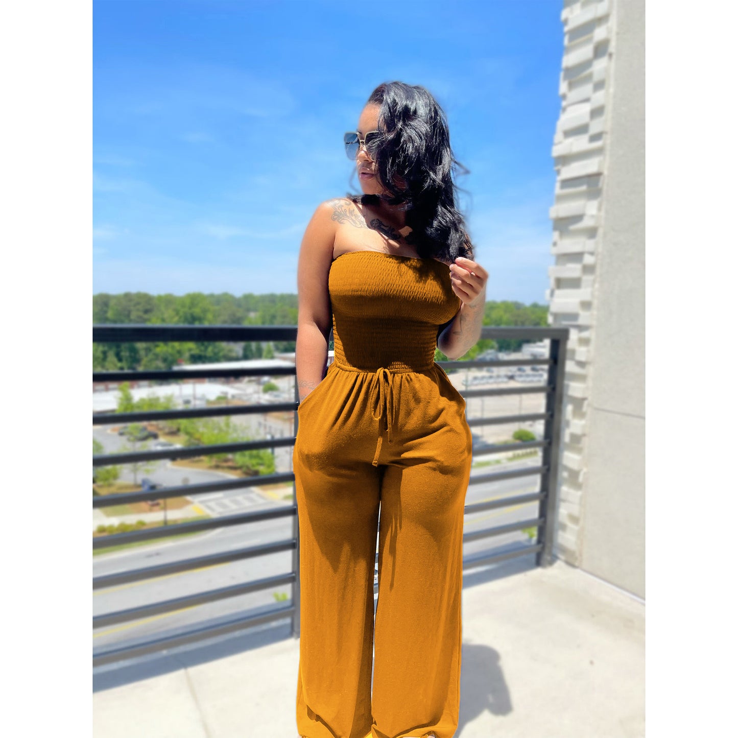 Women's Creative Summer Sexy Casual Brushed Jumpsuits