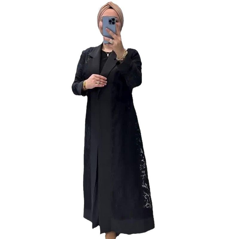 Designer Model Dignified Hollow Fashion Casual Coats