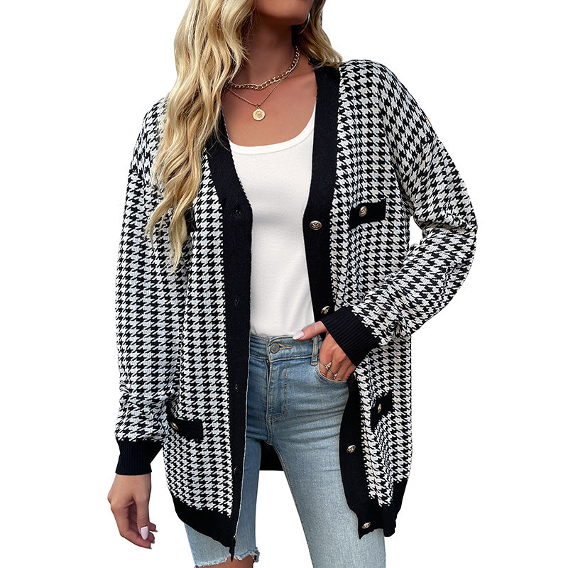 Women's Vintage Knitted Fashion Wear Mid-length For Sweaters