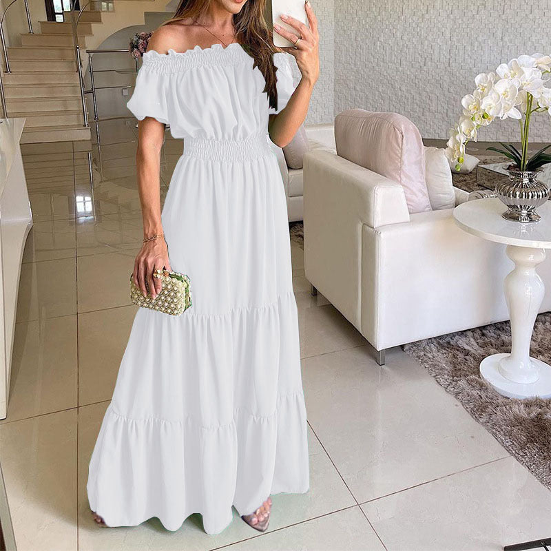 Women's Dress Spring Sleeve Long Pattern Dresses