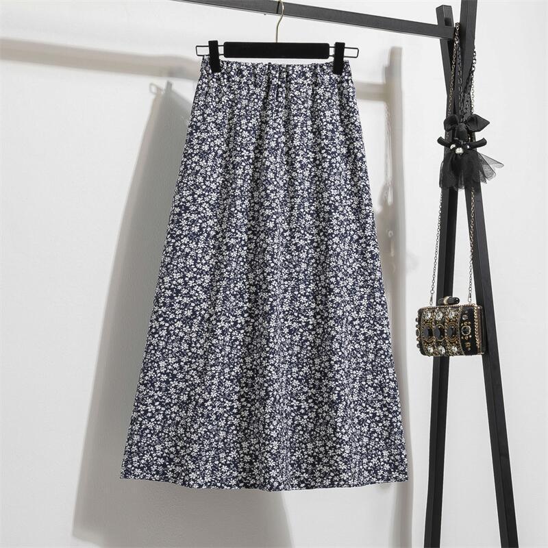 Women's A- Line Floral Summer Thin Small Skirts