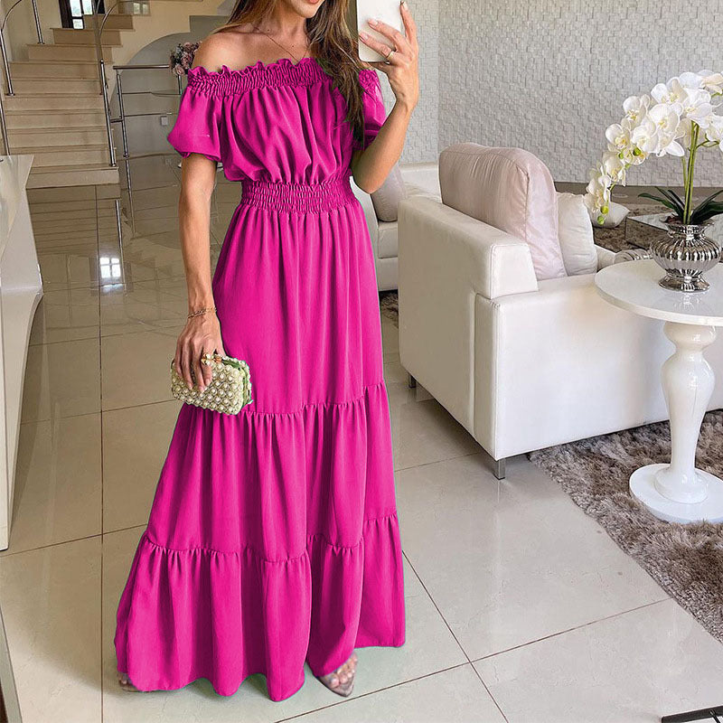 Women's Dress Spring Sleeve Long Pattern Dresses