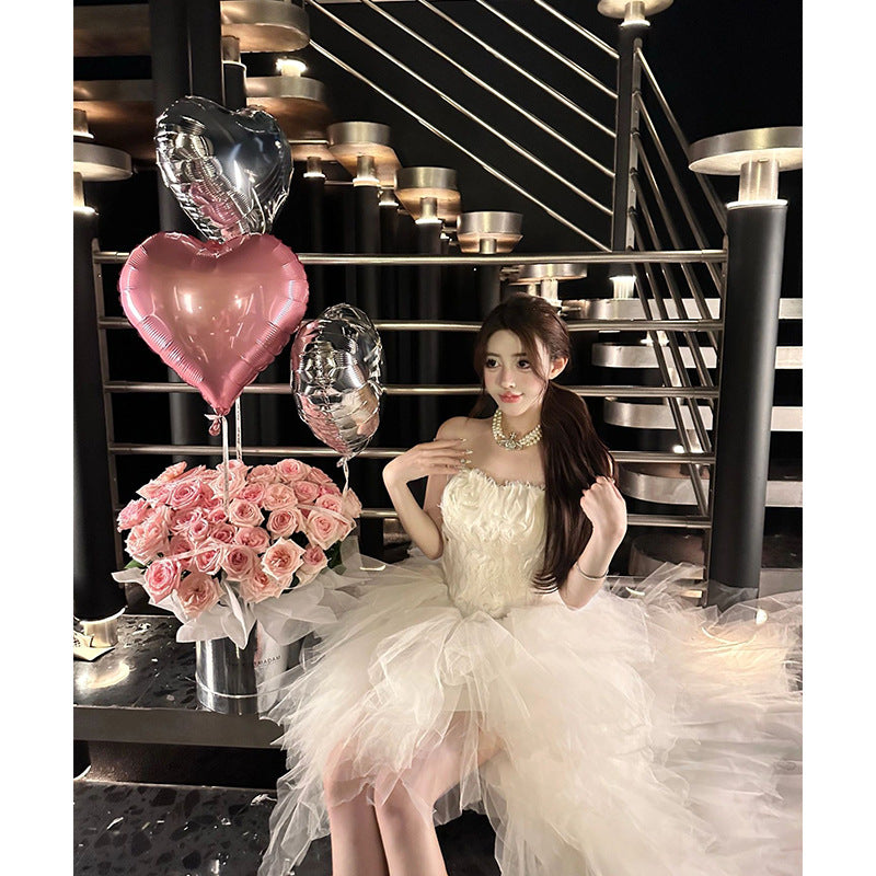 Princess Pettiskirt High-grade Tube Dress Adult Tops