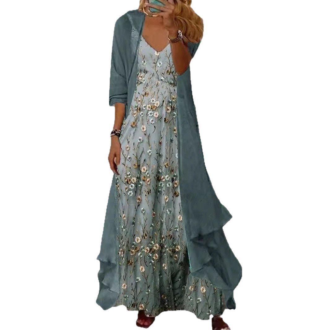 Clothes Elegant Graceful Dress Printing Crafts Dresses