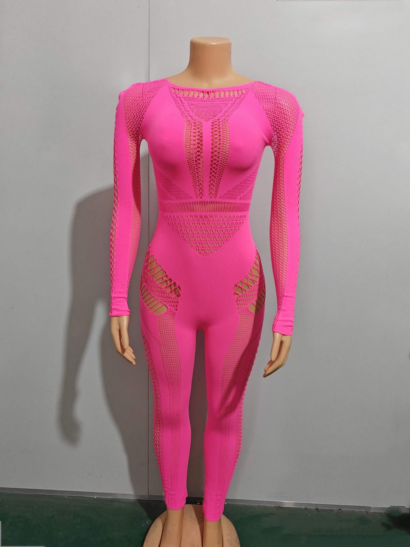 Sexy High Needle Sleepwear Thick Outerwear One-piece Jumpsuits
