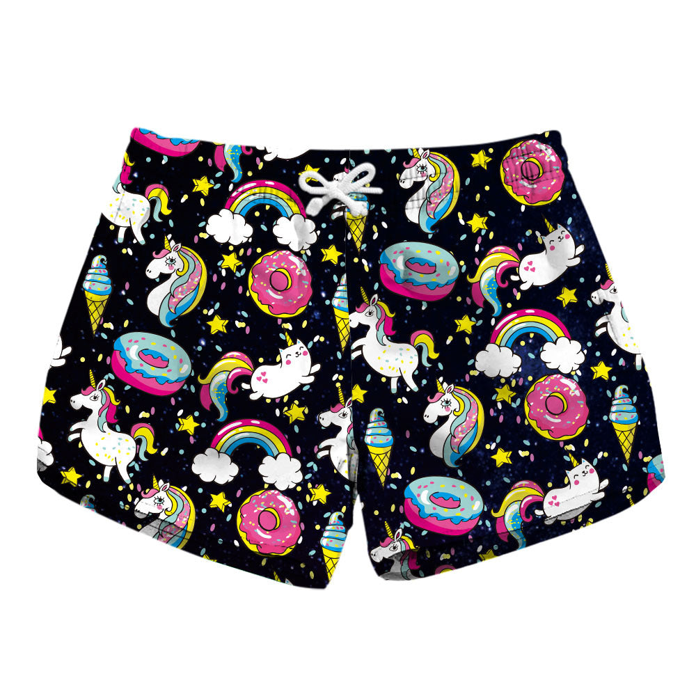 Women's Sexy Beach For Digital Printing Casual Shorts
