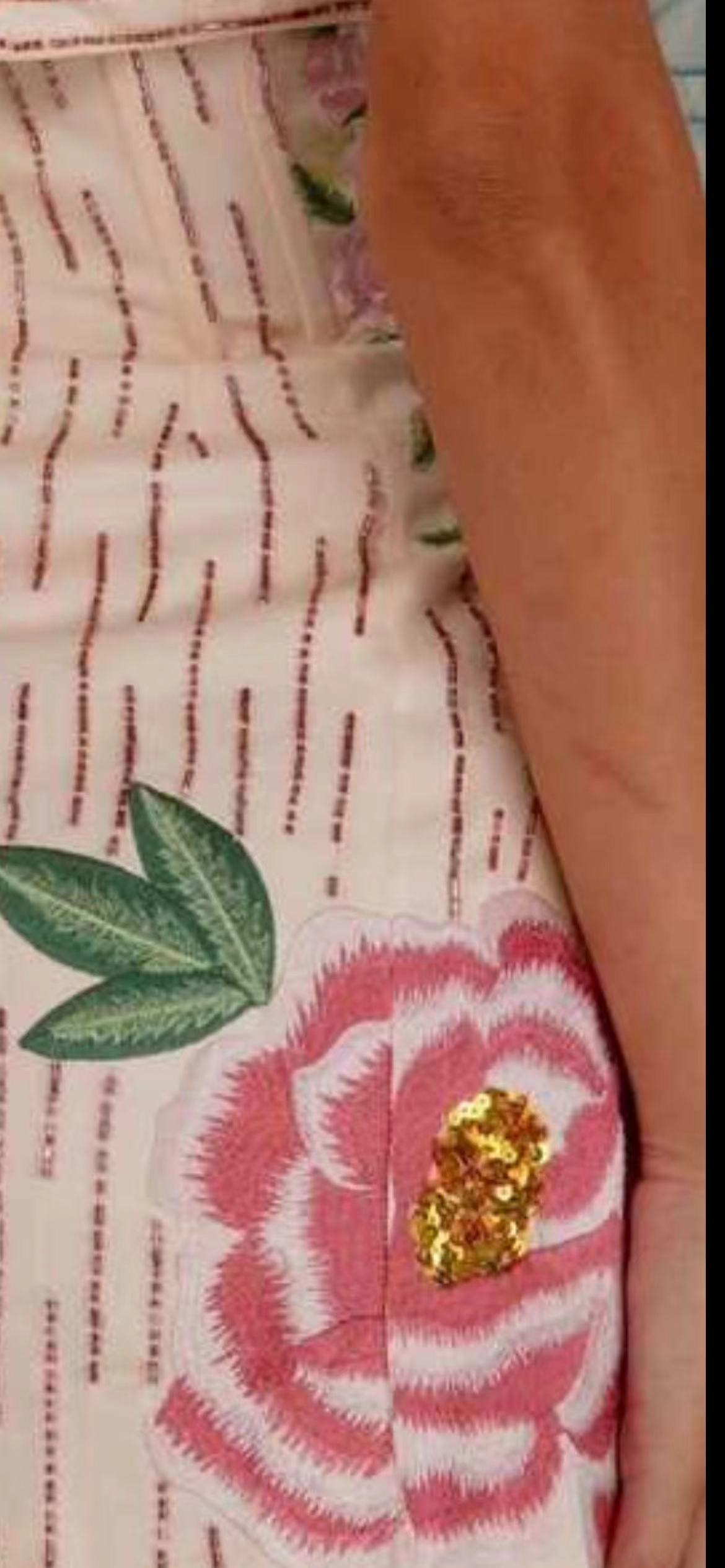 Women's Flower Dress Slim Fit Floral Print Skirts