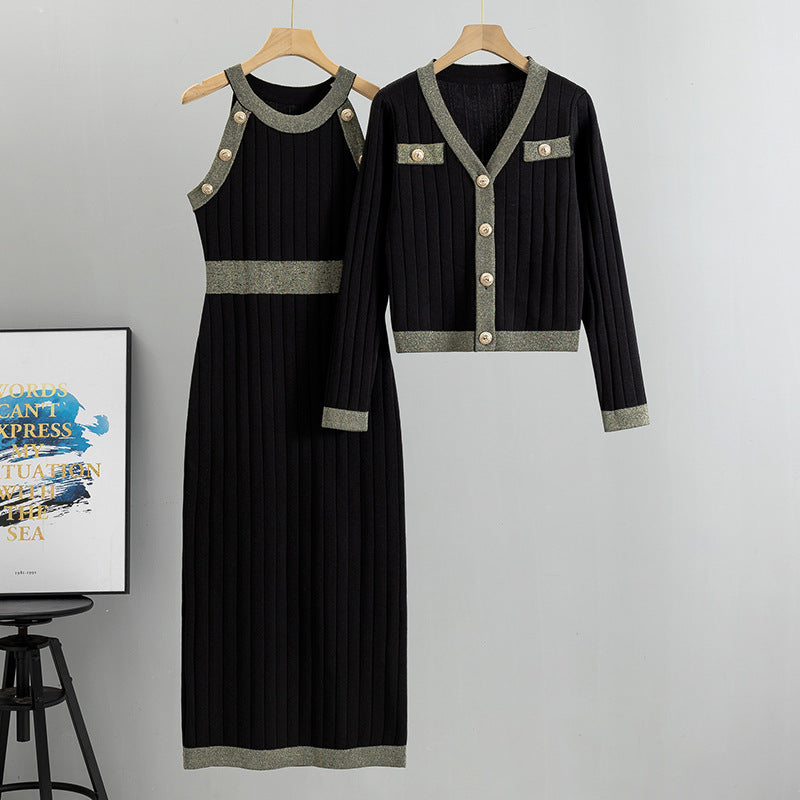 Temperament High Waist Fashion Two-piece Set Suits