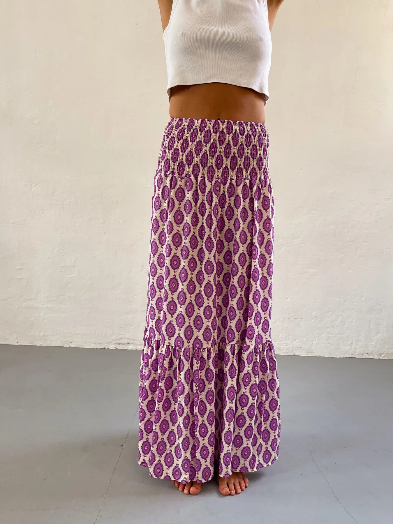 Women's Versatile With Pleated Big Hem Skirts