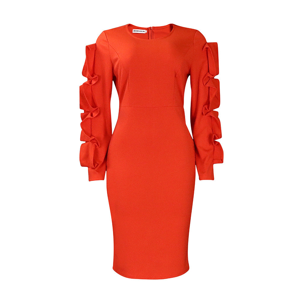 Women's Fashion Temperament Ol Elegant African Long Dress