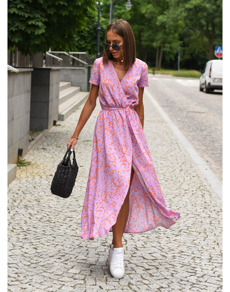 Women's Slouchy Graceful Summer Printed Dress Dresses