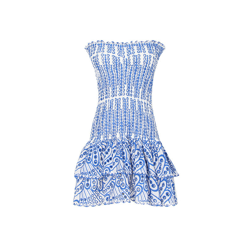 Women's Small Dress Autumn High-grade Bandeau Embroidery Shorts