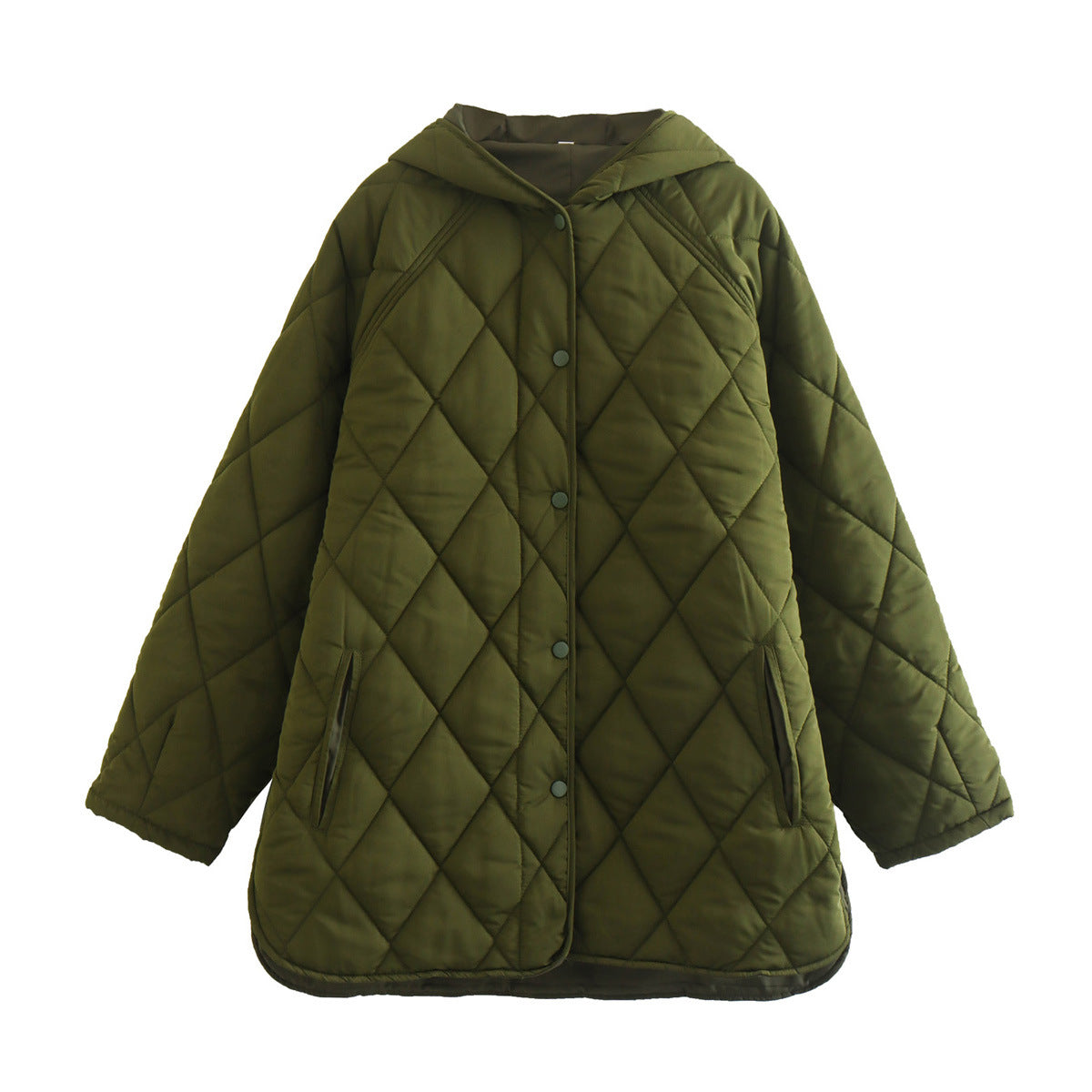 Women's Autumn Hooded Home Leisure Loose Cotton Coats